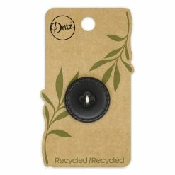 Best Pirce 😍 Dritz® 25mm Black Recycled Leather Round Button, 3ct. 👍