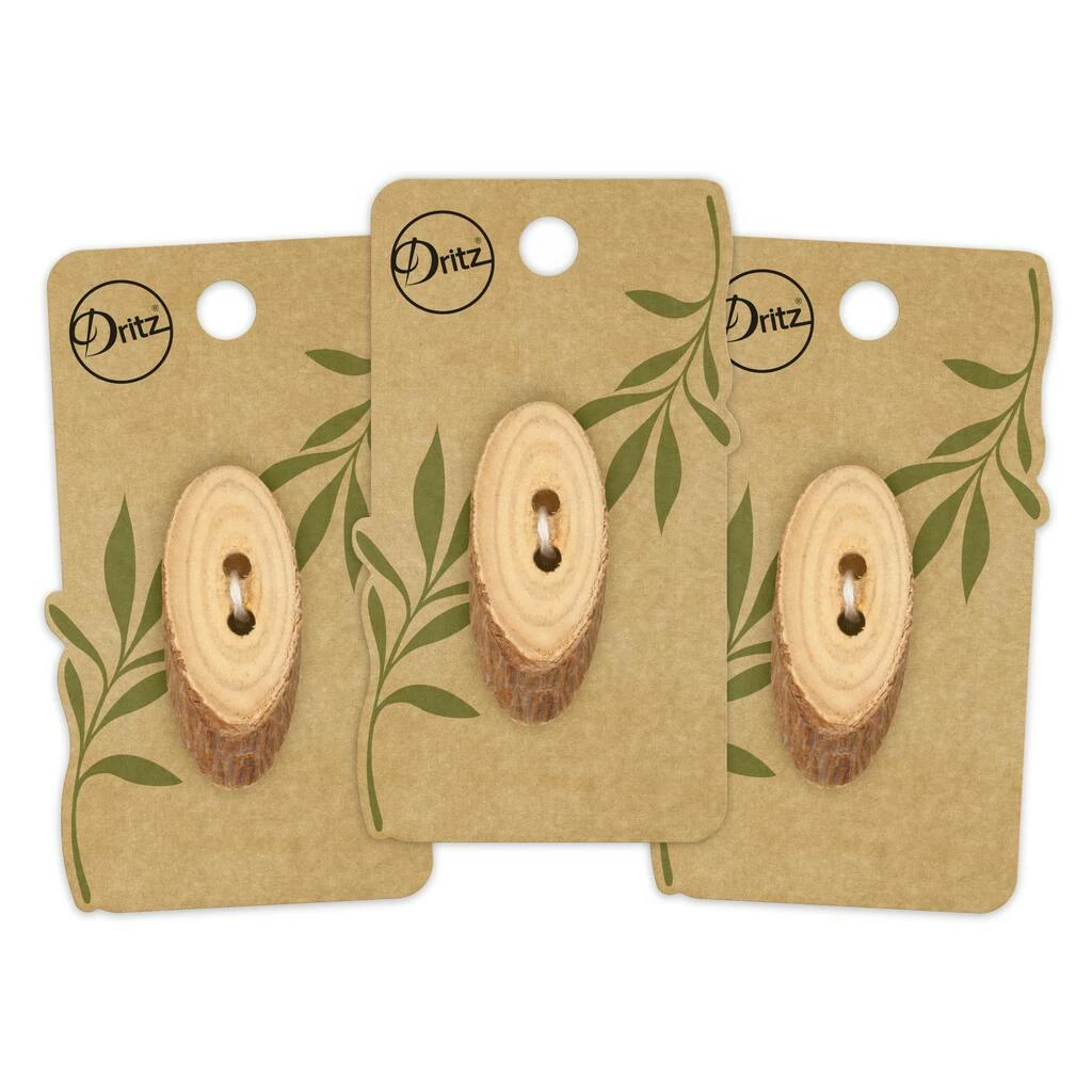 Deals ๐ฅฐ Dritz® 50mm Light Brown Sustainable Wood Grain Oval Button, 3ct. ๐ 6 Deals ๐ฅฐ Dritz® 50mm Light Brown Sustainable Wood Grain Oval Button, 3ct. ๐ - Image 6