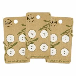 New ✨ Dritz® 15mm Light Gray Recycled Corozo Round Button, 12ct. ⌛ -Deals Dritz Store D582323S 8