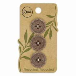 Discount 👍 Dritz® 20mm Recycled Cotton Round Stitch Button, 9ct. 🛒 -Deals Dritz Store D582325S 1