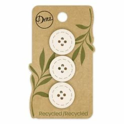 Discount 👍 Dritz® 20mm Recycled Cotton Round Stitch Button, 9ct. 🛒 -Deals Dritz Store D582326S 1 1