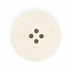 New ❤️ Dritz® 25mm Recycled Cotton Round Stitch Button, 6ct. 🎉 -Deals Dritz Store D582329S 4