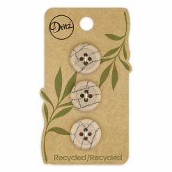 Best Sale ⌛ Dritz® 18mm Beige-Camel Recycled Polyester Round Button, 9ct. 🔔