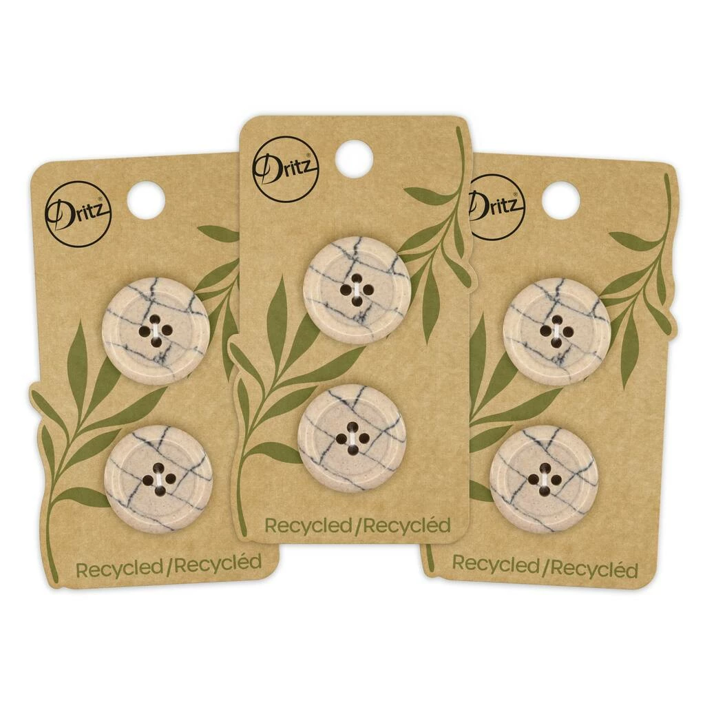 Cheapest 🎉 Dritz® 23mm Beige-Camel Recycled Polyester Round Button, 6ct. 💯 7 Cheapest 🎉 Dritz® 23mm Beige-Camel Recycled Polyester Round Button, 6ct. 💯 - Image 7