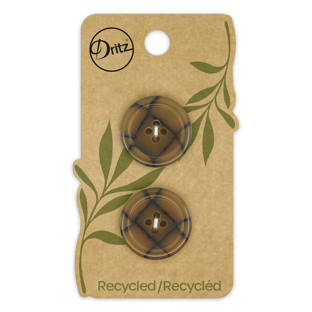 Cheap 👍 Dritz® 23mm Medium Brown Recycled Polyester Round Button, 6ct. 😍 1 Cheap 👍 Dritz® 23mm Medium Brown Recycled Polyester Round Button, 6ct. 😍