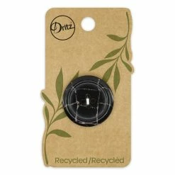 Best Sale 🔥 Dritz® 28mm Black Recycled Polyester Round Button, 3ct. 💯