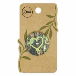 Coupon 🔔 Dritz® 30mm Light Green Sustainable Coconut Round Heart Button, 3ct. 😉