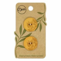 Best reviews of ⌛ Dritz® 23mm Recycled Hemp Round Floral Button, 6ct. 🔔 -Deals Dritz Store D582345S 1