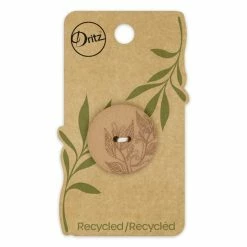 Best Pirce 🧨 Dritz® 28mm Recycled Hemp Round Floral Button, 3ct. ⌛ -Deals Dritz Store D582352S 1 1
