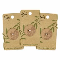 Best Pirce 🧨 Dritz® 28mm Recycled Hemp Round Floral Button, 3ct. ⌛ -Deals Dritz Store D582352S 8