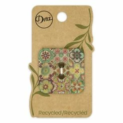 Best Pirce 😉 Dritz® 35mm Medium Green Sustainable Coconut Square Button, 3ct. 😉