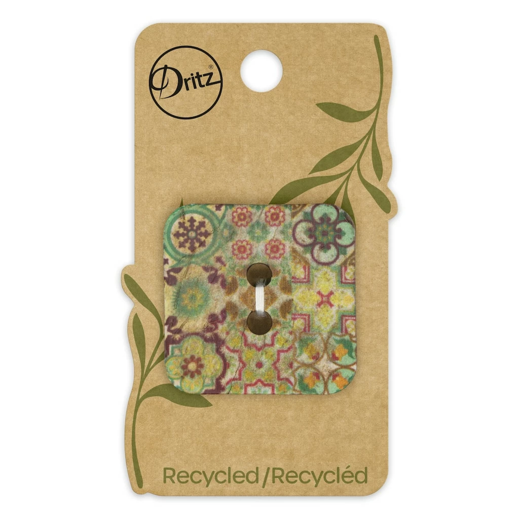Best Pirce 😉 Dritz® 35mm Medium Green Sustainable Coconut Square Button, 3ct. 😉 1 Best Pirce 😉 Dritz® 35mm Medium Green Sustainable Coconut Square Button, 3ct. 😉