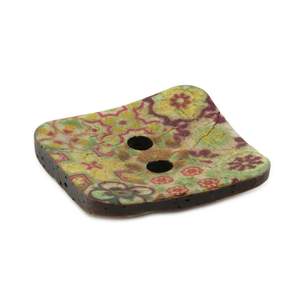 Best Pirce 😉 Dritz® 35mm Medium Green Sustainable Coconut Square Button, 3ct. 😉 2 Best Pirce 😉 Dritz® 35mm Medium Green Sustainable Coconut Square Button, 3ct. 😉 - Image 2