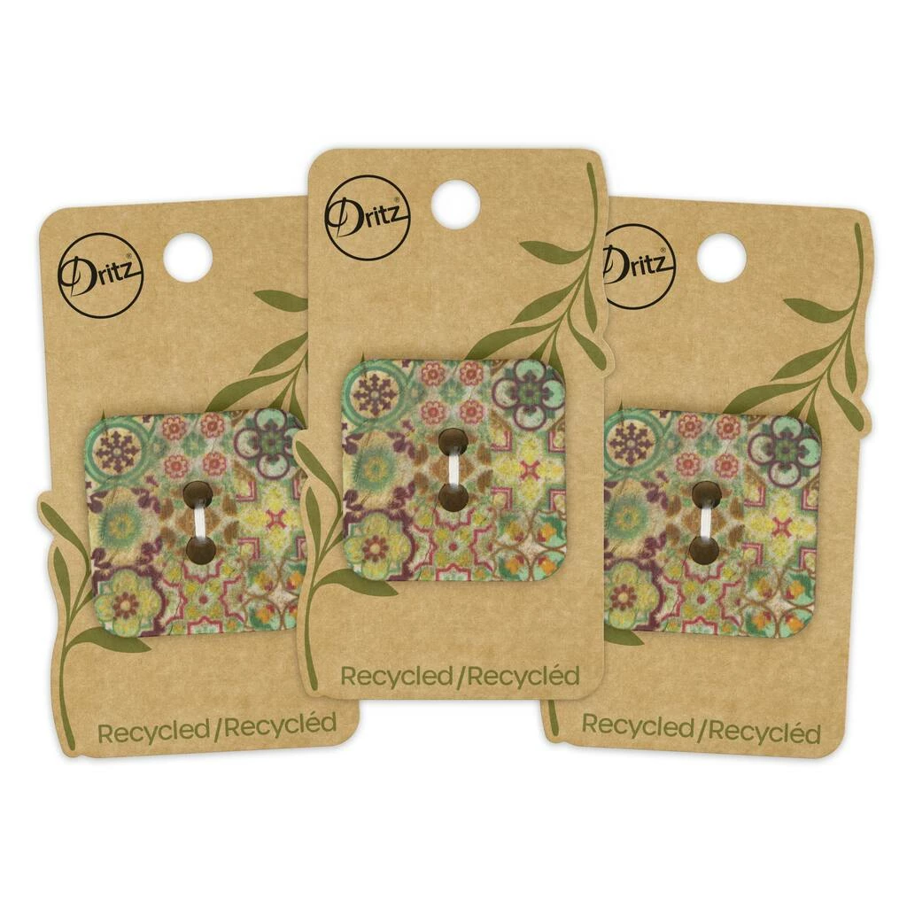 Best Pirce 😉 Dritz® 35mm Medium Green Sustainable Coconut Square Button, 3ct. 😉 6 Best Pirce 😉 Dritz® 35mm Medium Green Sustainable Coconut Square Button, 3ct. 😉 - Image 6