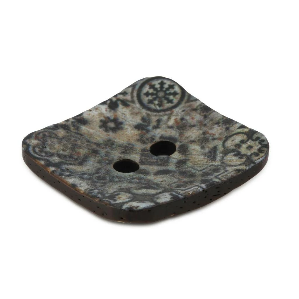 New ๐ Dritz® 35mm Black Sustainable Coconut Square Button, 3ct. ๐ 2 New ๐ Dritz® 35mm Black Sustainable Coconut Square Button, 3ct. ๐ - Image 2