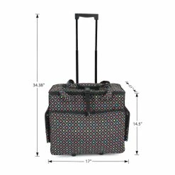 Best deal 🔔 Dritz® 2-Wheel Rolling Sewing Machine Tote 🎁 -Deals Dritz Store D582391S 9