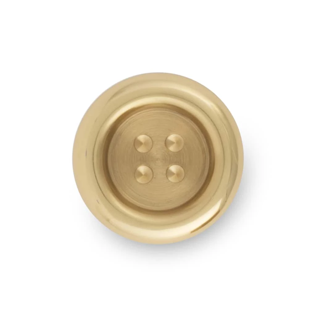 Promo โญ Dritz® Bright Brass Button Knob ๐ 1 Promo โญ Dritz® Bright Brass Button Knob ๐
