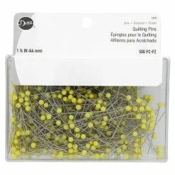 Promo 💯 Dritz® 1.75" Yellow Head Quilting Pins, 500ct. ❤️