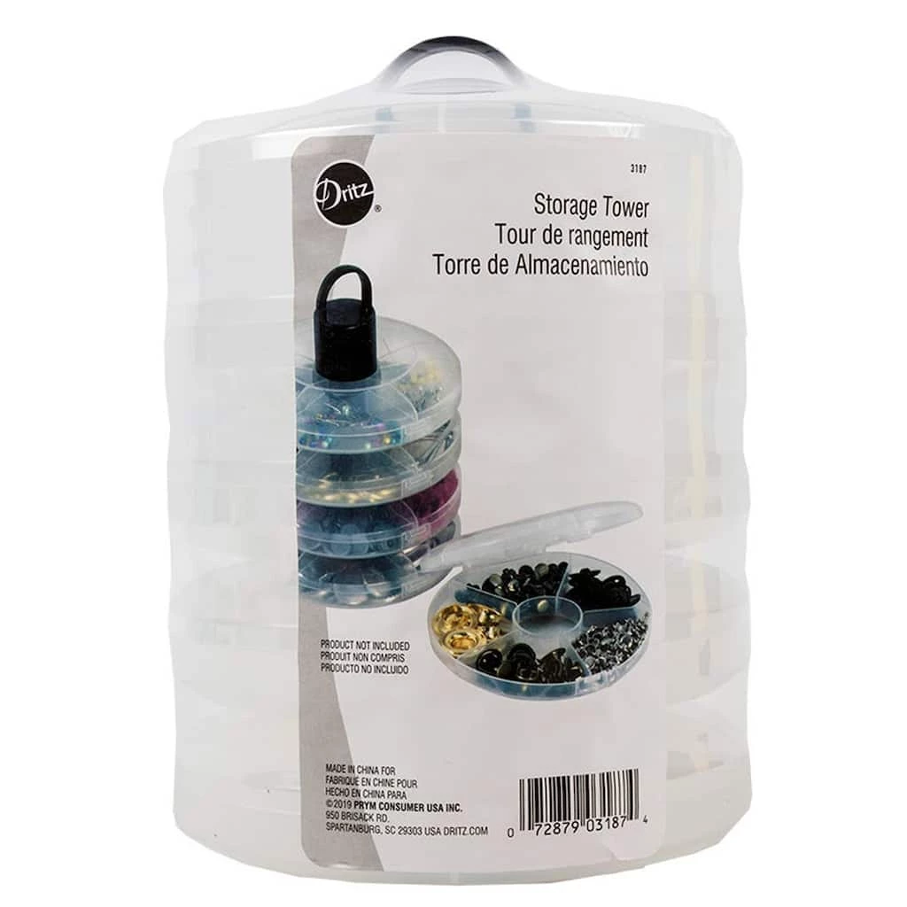 Coupon 🔥 Dritz® 7" Storage Tower 🔔 1 Coupon 🔥 Dritz® 7" Storage Tower 🔔