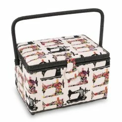 Buy 🌟 Dritz® Large Pink Sewing Machines Sewing Basket 🌟