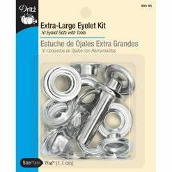 Hot Sale โค๏ธ Dritz® Extra-Large Nickel Eyelet Kit with Tool, 7/16'' ๐