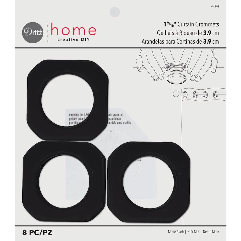 Coupon ๐ฅ Dritz® Home Matte Black 1.562" Square Curtain Grommets, 8ct. ๐ 1 Coupon ๐ฅ Dritz® Home Matte Black 1.562" Square Curtain Grommets, 8ct. ๐