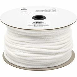 Best reviews of 🔔 Dritz® Home White Polyester 3/16" Cable Cord, 108yd. 🧨