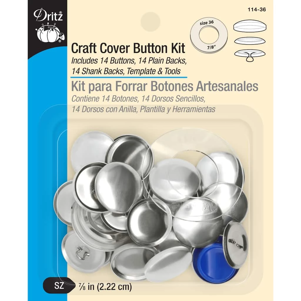 Discount 🎉 Dritz® Nickel Craft Cover Button Kit ✔️ 1 Discount 🎉 Dritz® Nickel Craft Cover Button Kit ✔️