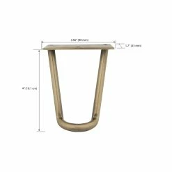Cheap ✨ Dritz® Home Antique Brass Modern Hairpin Legs Set 🤩 -Deals Dritz Store D652702S 3