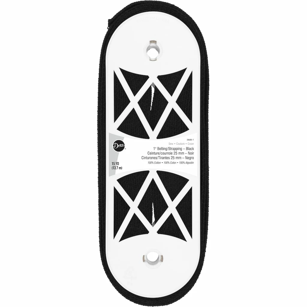 Best Pirce 😉 Dritz® Black Cotton Belting for Straps and Handles, 1'' x 15yd. ✨ 1 Best Pirce 😉 Dritz® Black Cotton Belting for Straps and Handles, 1'' x 15yd. ✨