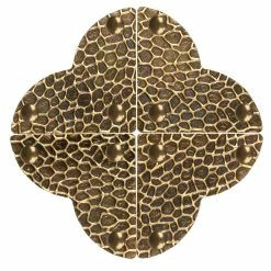 Coupon 🌟 Dritz® Home Antique Brass Small Textured Quatrefoil Corners, 3ct. 🔔 -Deals Dritz Store D652723S 3
