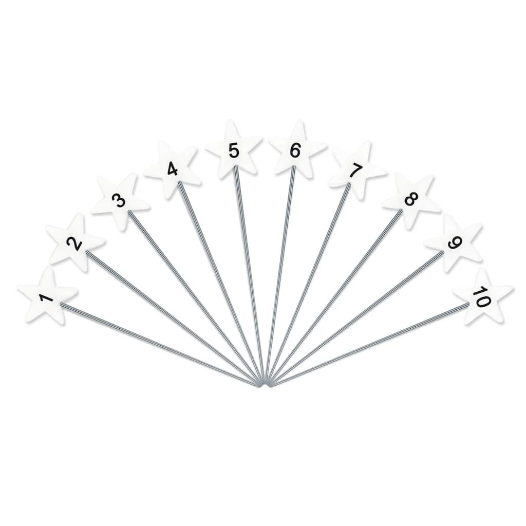 Discount โค๏ธ Dritz® White Star Flat Head Pins With Numbers & Directional Arrows, 115ct. ๐ 3 Discount โค๏ธ Dritz® White Star Flat Head Pins With Numbers & Directional Arrows, 115ct. ๐ - Image 3
