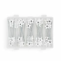 Discount โค๏ธ Dritz® White Star Flat Head Pins With Numbers & Directional Arrows, 115ct. ๐ 10 Discount โค๏ธ Dritz® White Star Flat Head Pins With Numbers & Directional Arrows, 115ct. ๐ -Deals Dritz Store D652724S 4