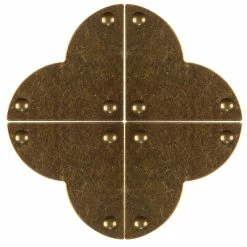 Cheap 🧨 Dritz® Home Small Antique Brass Smooth Quatrefoil Corners, 3 Pack 🌟 -Deals Dritz Store D652725S 3