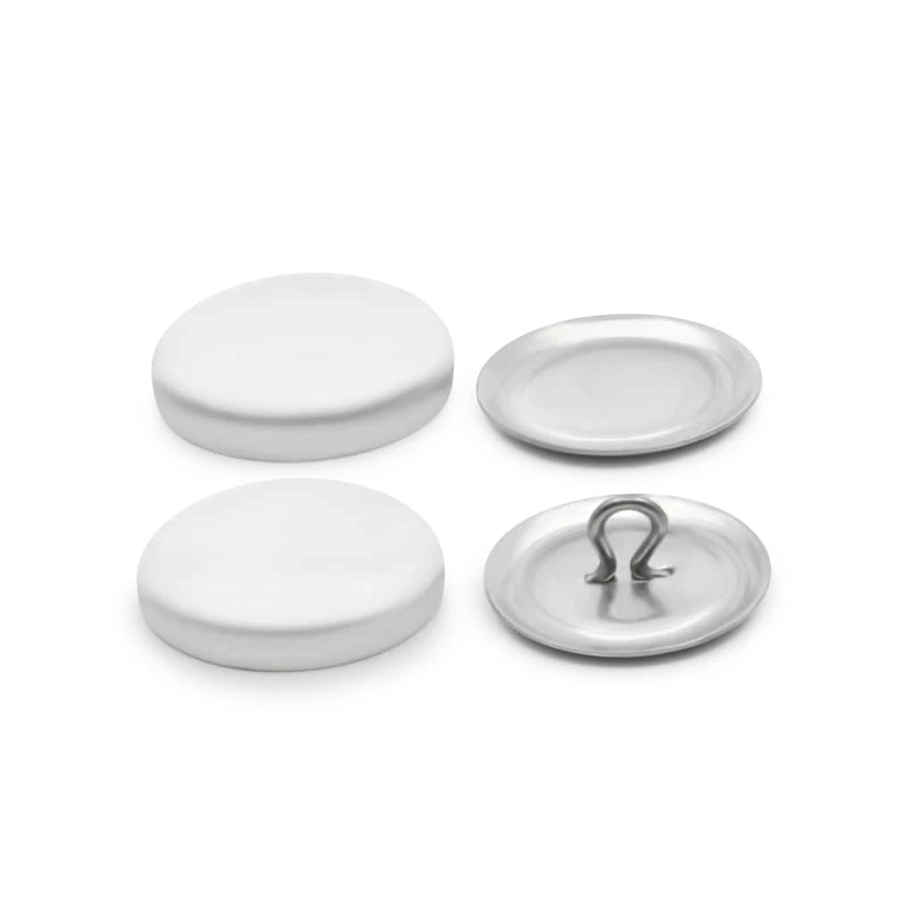 Cheap 🛒 Dritz® 3/4'' Nickel Craft Cover Button Kit with Tools, 18 Sets 😍 3 Cheap 🛒 Dritz® 3/4'' Nickel Craft Cover Button Kit with Tools, 18 Sets 😍 - Image 3