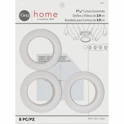 Best Sale 🎉 Dritz® Home 1.562" Curtain Grommets, 8ct. 😍 -Deals Dritz Store D652727S 1 1