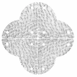 Outlet ✨ Dritz Home Nickel Textured Quatrefoil Corners ✔️ -Deals Dritz Store D652739S 5