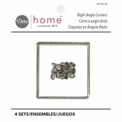 Flash Sale 🎁 Dritz Home Nickel Textured Right Angle Corners 😉