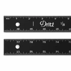 Budget 🥰 Dritz Home 36" Matte Black Anodized Aluminum Straight Edge 🛒 -Deals Dritz Store D652746S 4