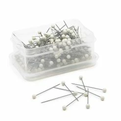 Hot Sale 🔥 Dritz® 1.5" White Color Ball Pins, 250ct. 🧨 -Deals Dritz Store D652755S 3