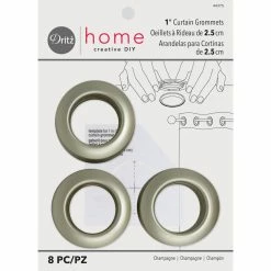 Coupon 🛒 Dritz Home 1" Champagne Curtain Grommets 🎉