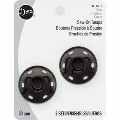 Top 10 😀 Dritz® Large Black Sew-On Snaps, 2 Sets ✨