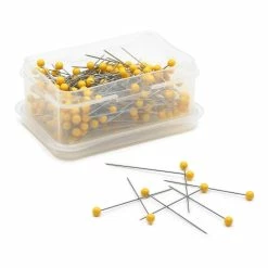 Wholesale ⌛ Dritz® 1.75" Extra-Long Yellow Heads Color Nickel-Plated Steel Ball Pins, 250ct. 🎉 -Deals Dritz Store D652764S 3