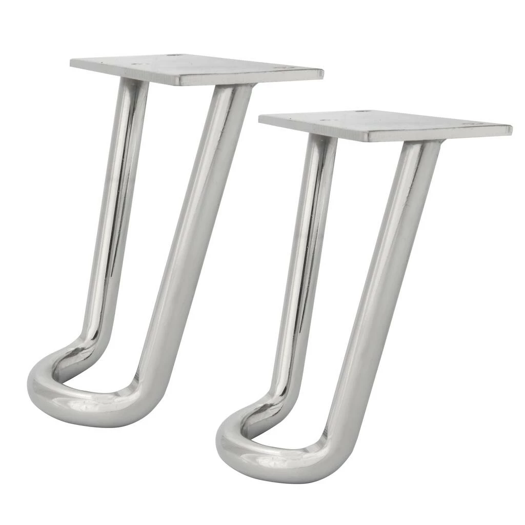 Buy 🤩 Dritz Home Nickel Modern Hairpin Legs ❤️ 2 Buy 🤩 Dritz Home Nickel Modern Hairpin Legs ❤️ - Image 2