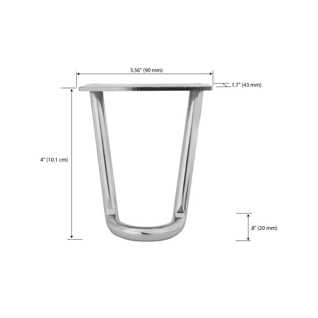 Buy 🤩 Dritz Home Nickel Modern Hairpin Legs ❤️ 4 Buy 🤩 Dritz Home Nickel Modern Hairpin Legs ❤️ - Image 4