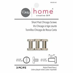 Coupon 👏 Dritz Home Nickel Short Post Chicago Screws 🎉