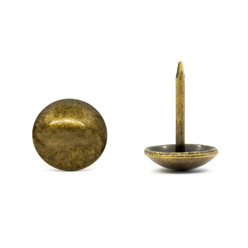 Hot Sale 🔥 Dritz® Home 7/16" Antique Brass Smooth Decorative Nails, 300ct. 🤩 2 Hot Sale 🔥 Dritz® Home 7/16" Antique Brass Smooth Decorative Nails, 300ct. 🤩 - Image 2