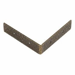 Best Pirce 😀 Dritz® Home Antique Brass Small Textured Right Angle Corners, 4 Sets ⌛ -Deals Dritz Store D652803S 3