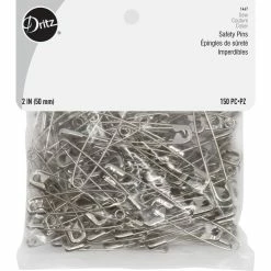 Cheapest ✔️ Dritz® 2" Nickel-Plated Steel Safety Pins, 150ct. 🔥