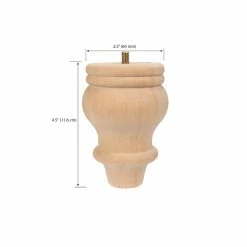 New โค๏ธ Dritz® Home Wood Curved Country Bun Feet, 2ct. ๐งจ 8 New โค๏ธ Dritz® Home Wood Curved Country Bun Feet, 2ct. ๐งจ -Deals Dritz Store D652813S 3
